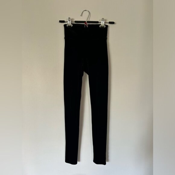 SPANX® Black Velvet Leggings XS - Picture 3 of 8